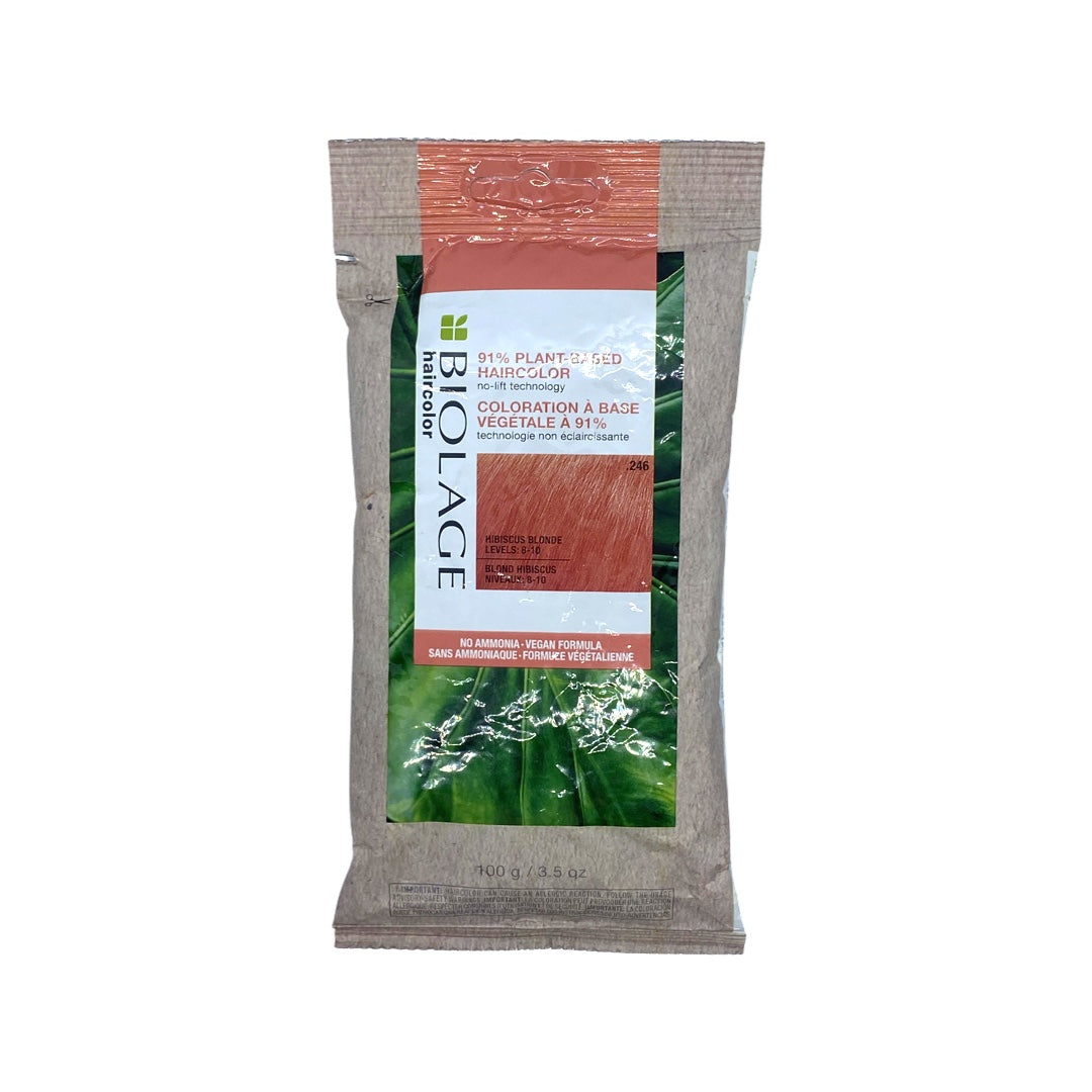 Matrix Biolage Plant-Based Haircolor Hibiscus Blonde Levels 8-10 (.246) 3.5 Oz - Beauty Gables