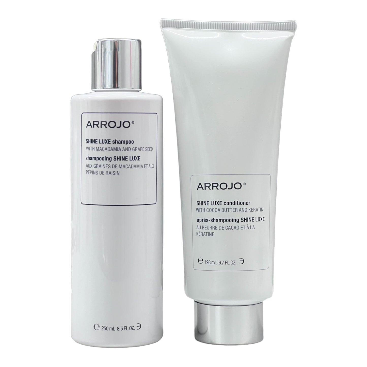 Arrojo Shine Luxe Shampoo 8.5 Oz & Conditioner 6.7 Oz Set - Beauty Gables