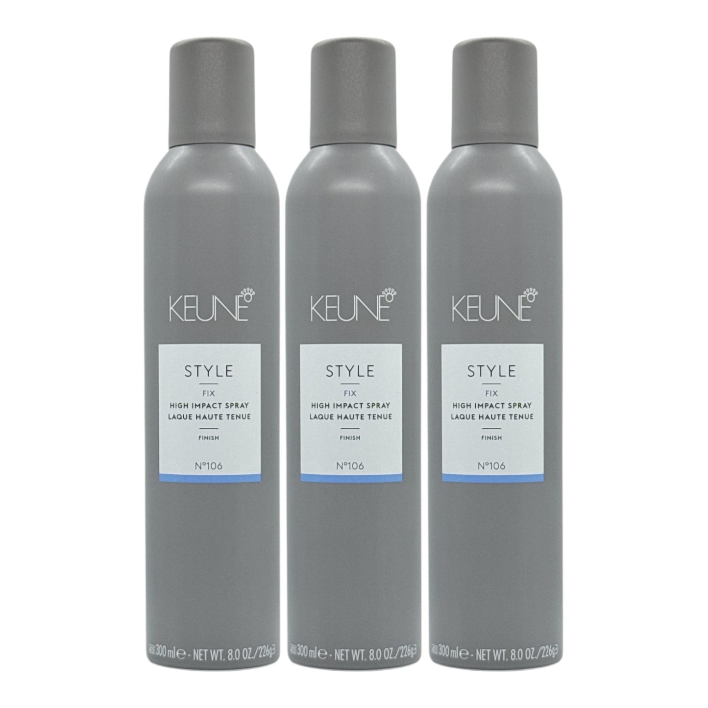 Keune Style Fix High Impact Spray Laque Finish 8 Oz (Pack of 3) - Beauty Gables