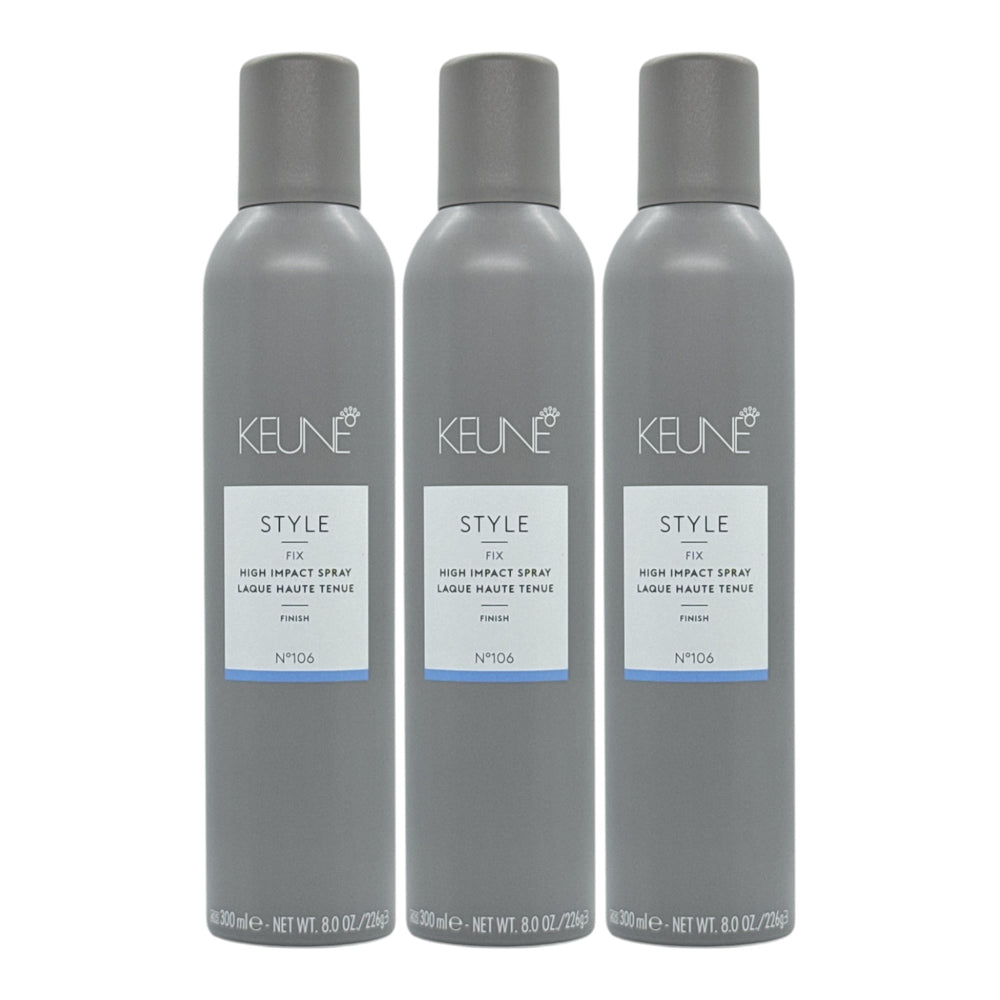 Keune Style Fix High Impact Spray Laque Finish 8 Oz (Pack of 3)