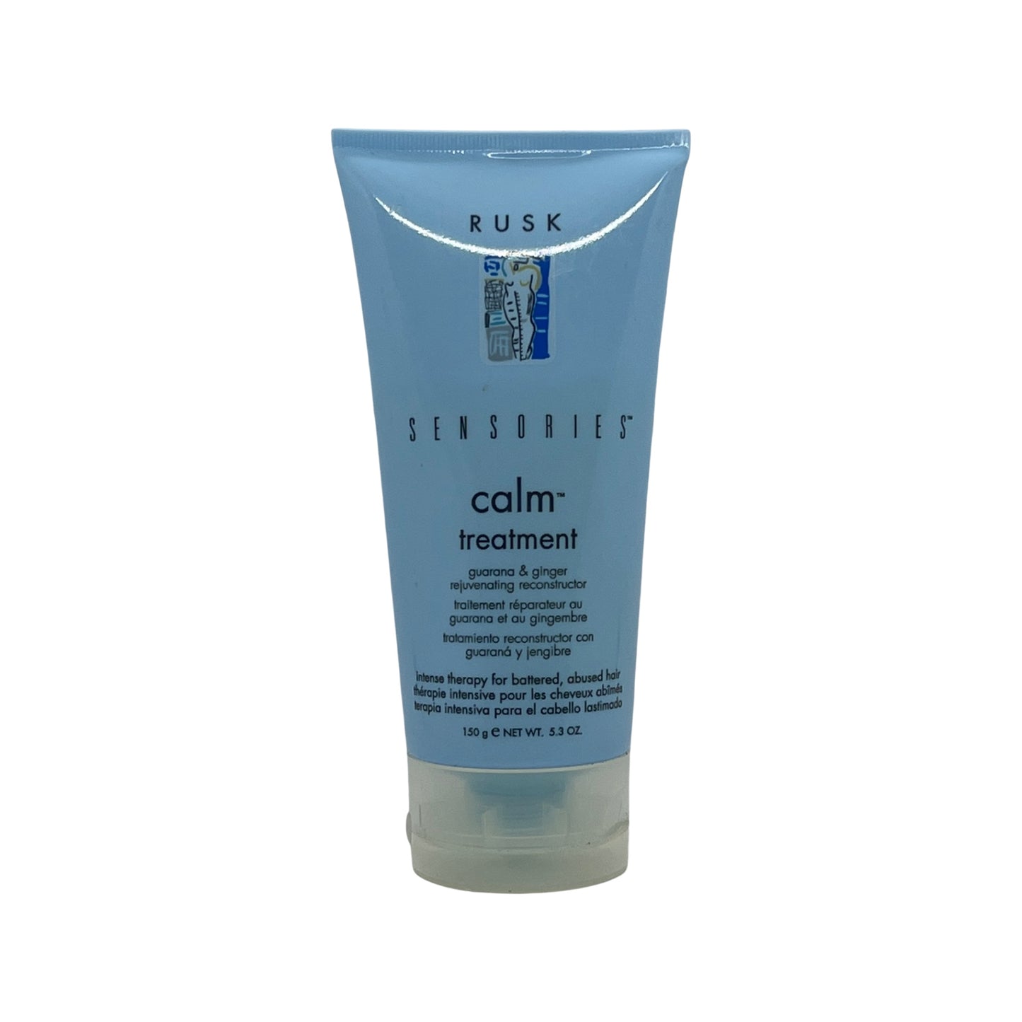 Rusk Sensories Calm Treatment Guarana & Ginger Rejuvenating Reconstructor 5.3 Oz - Beauty Gables