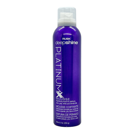 Rusk Deepshine PlatinumX Mousse 8.8 Oz Beauty Gables
