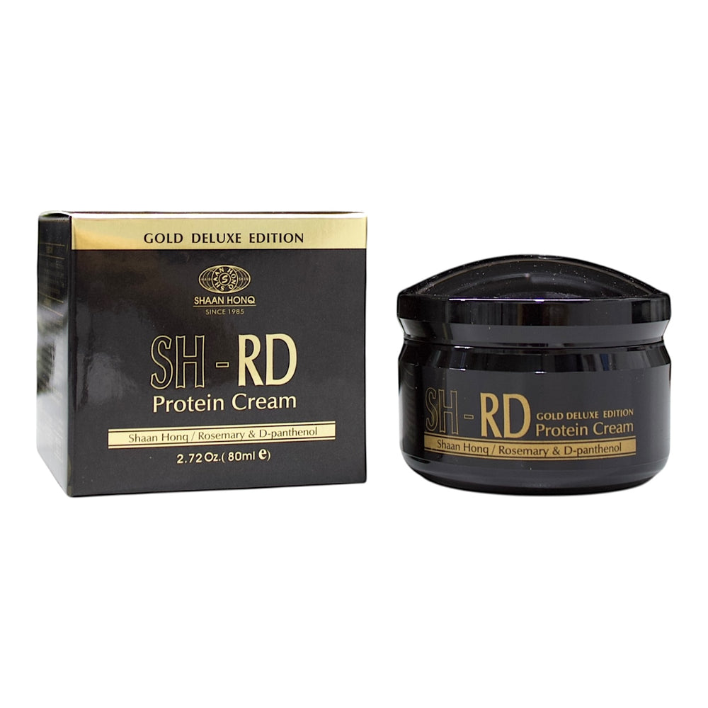 Shaan Honq Protein Cream Gold Deluxe Edition Rosemary & D-Panthenol 2.72 Oz