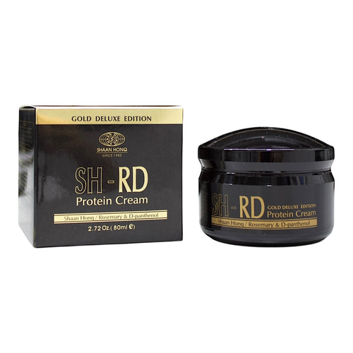 Shaan Honq Protein Cream Gold Deluxe Edition Rosemary & D-Panthenol 2.72 Oz