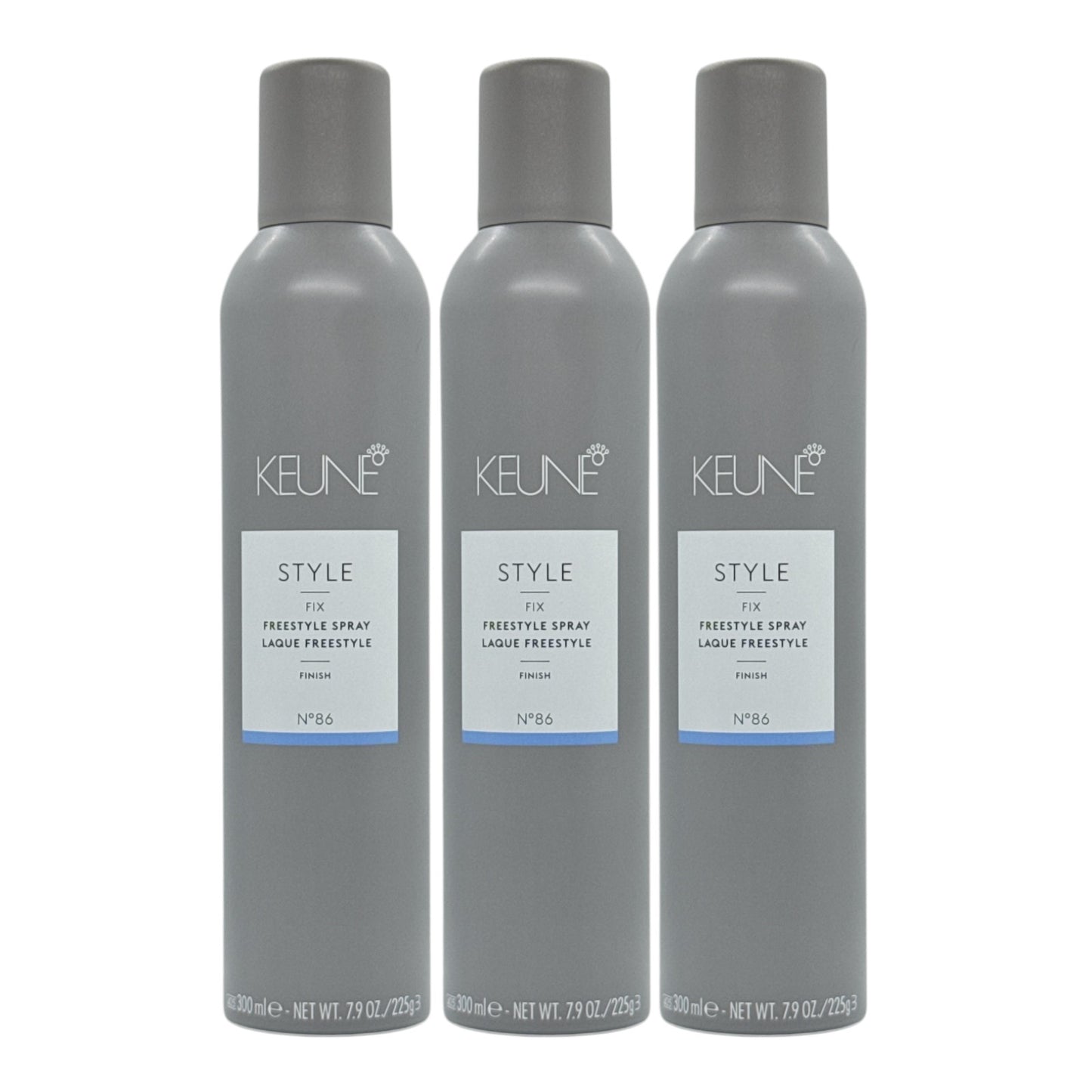 Keune Style Fix Freestyle Spray Laque Finish 7.9 Oz (Pack of 3) - Beauty Gables