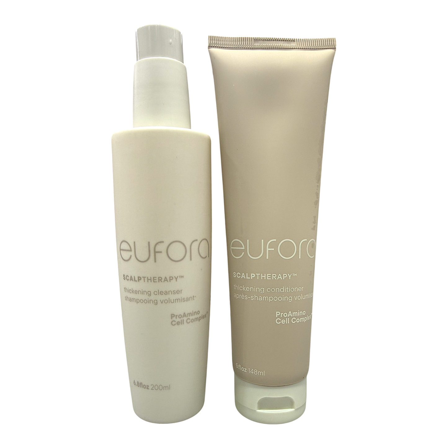 Eufora Scalptherapy Thickening Cleanser 6.8 Oz & Conditioner 5 Oz Set Beauty Gables