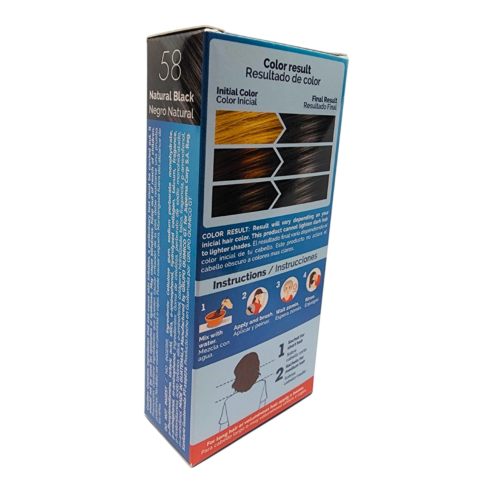 Seven7 Herbal - Natural Black #58 - 7g - Beauty Gables