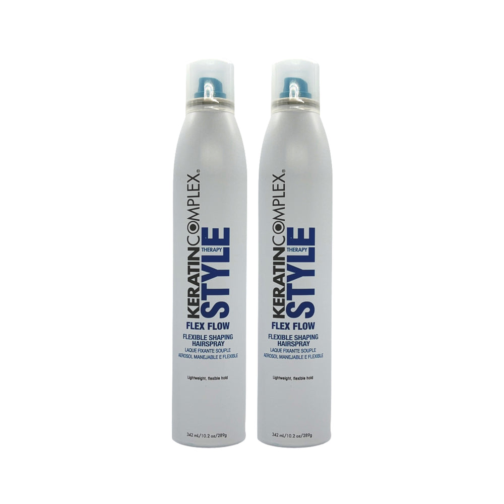 Keratin Complex Style Therapy Flex Flow Hairspray 10.2 Oz (Pack of 2)