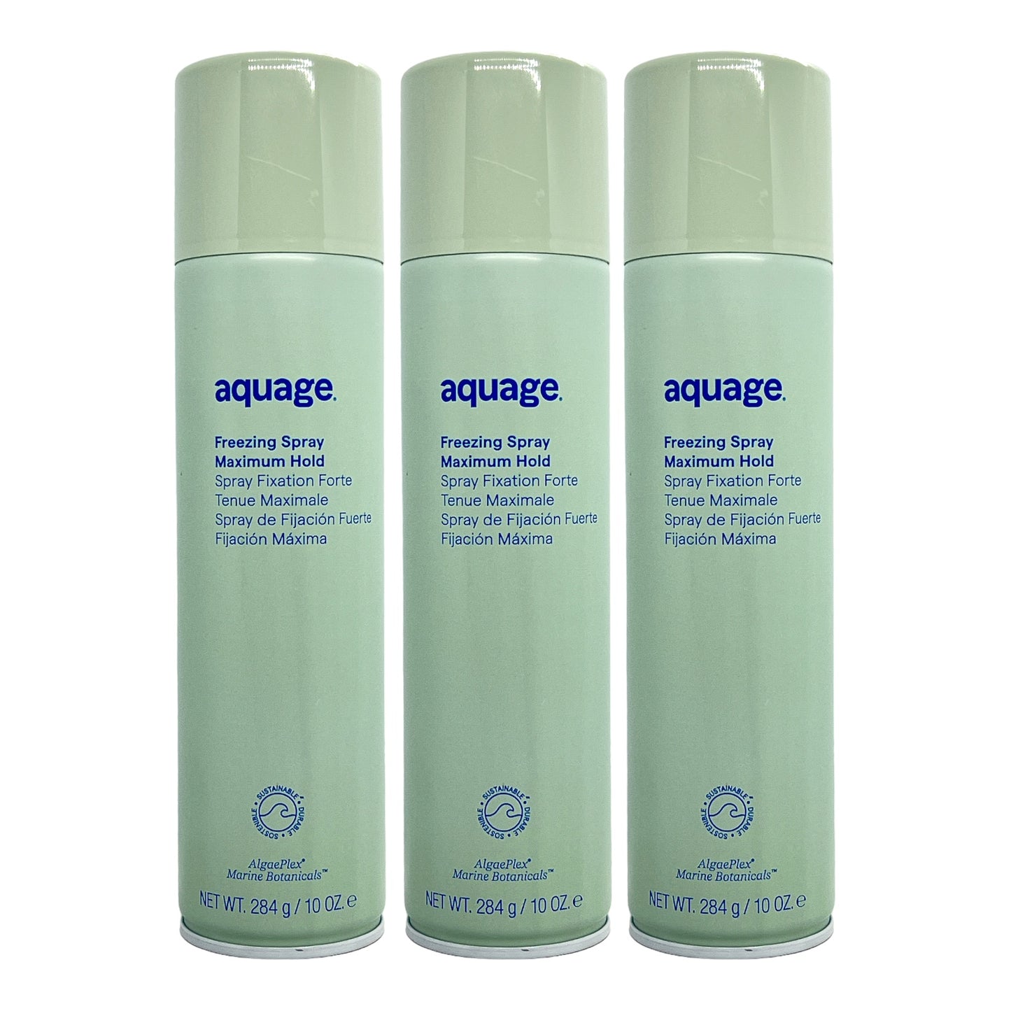 Aquage Freezing Spray Maximum Hold 10 Oz (Pack of 3) - Beauty Gables