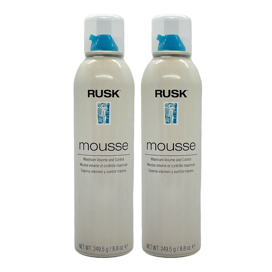 Rusk Maximum Volume & Control Mousse 8.8 Oz (Pack of 2) Beauty Gables