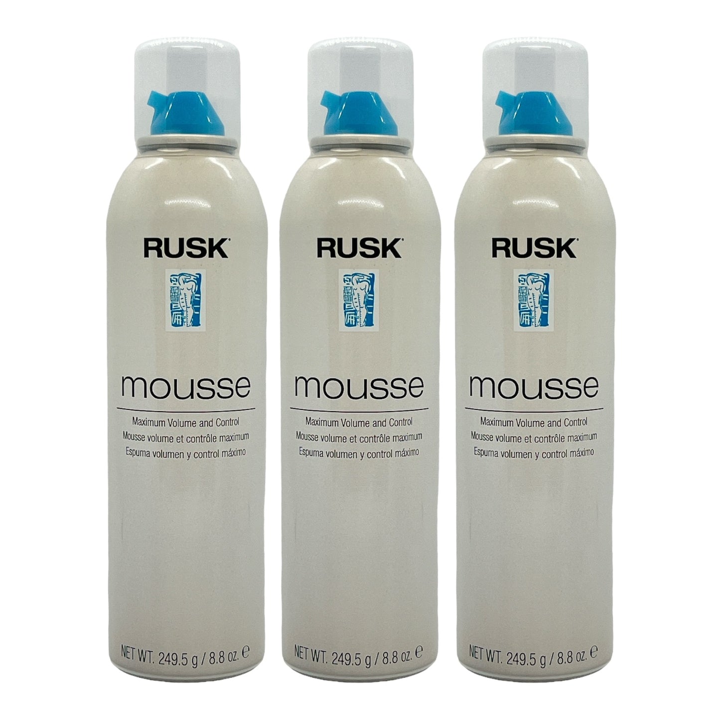 Rusk Maximum Volume & Control Mousse 8.8 Oz (Pack of 3) - Beauty Gables
