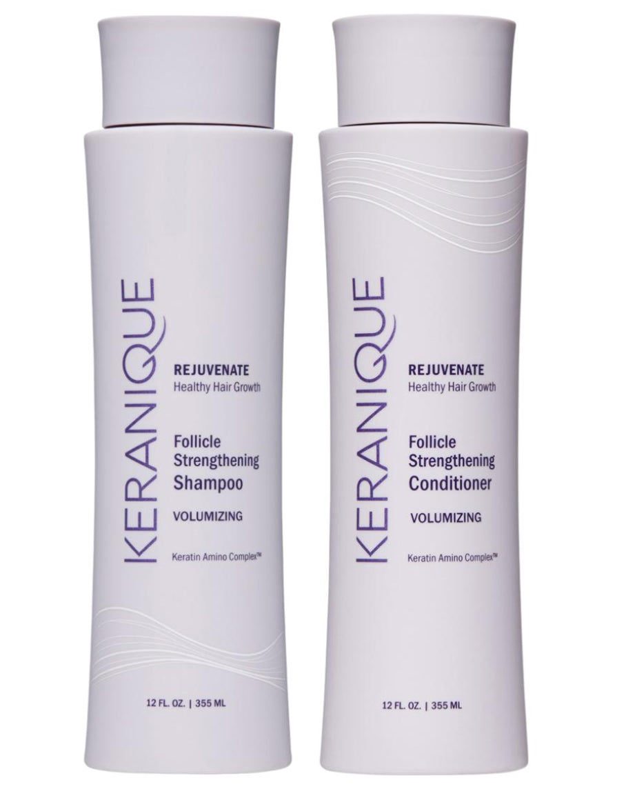 Keranique Volumizing Follicle Strengthening Shampoo & Conditioner 8 Oz Set