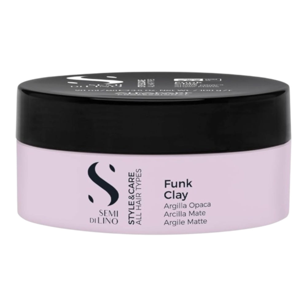 Alfaparf Milano Semi Di Lino Funk Clay Argile Matte 3.5 Oz