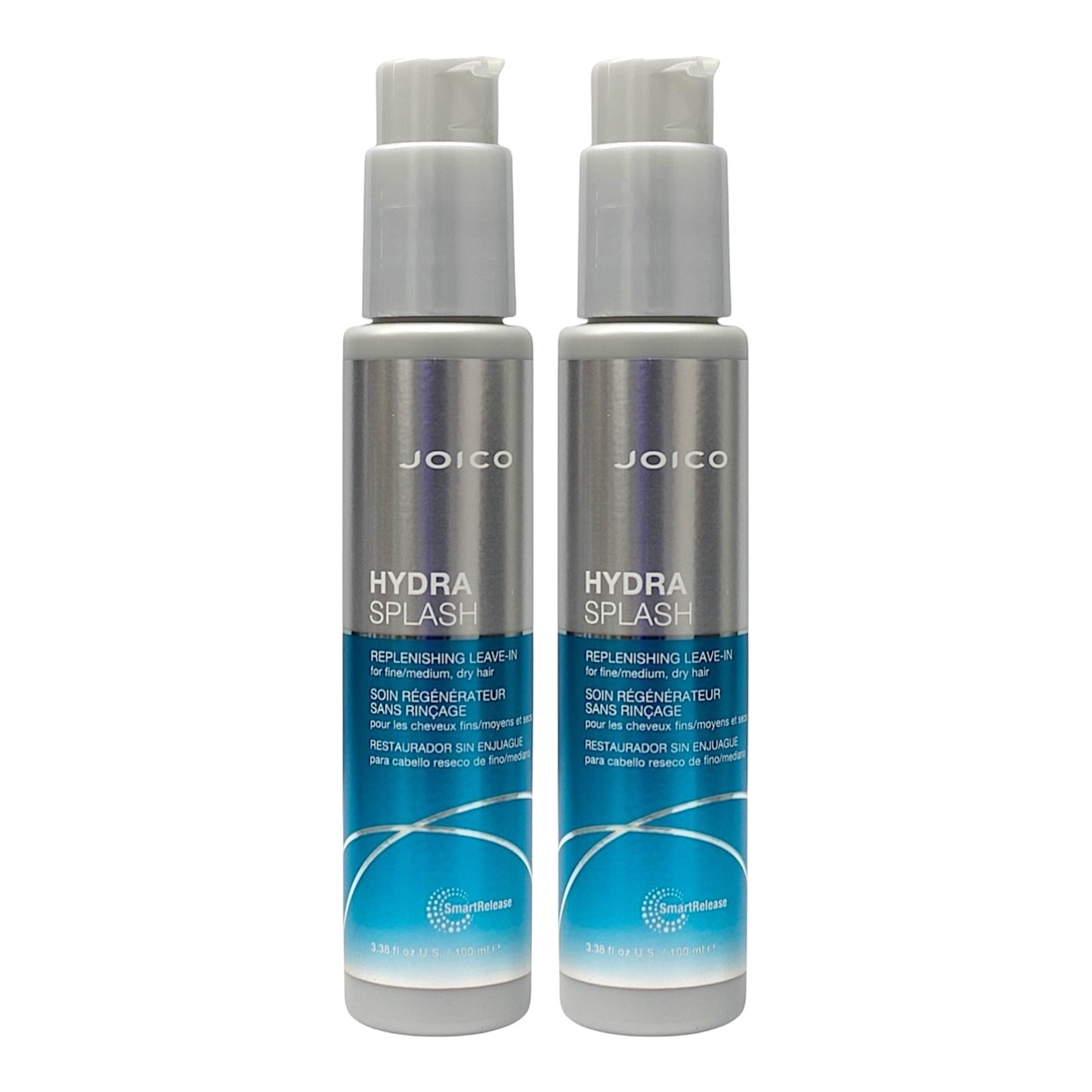 Joico HydraSplash Replenishing Leave-In For Fine Hair 3.38 Oz (Pack of 2) - Beauty Gables