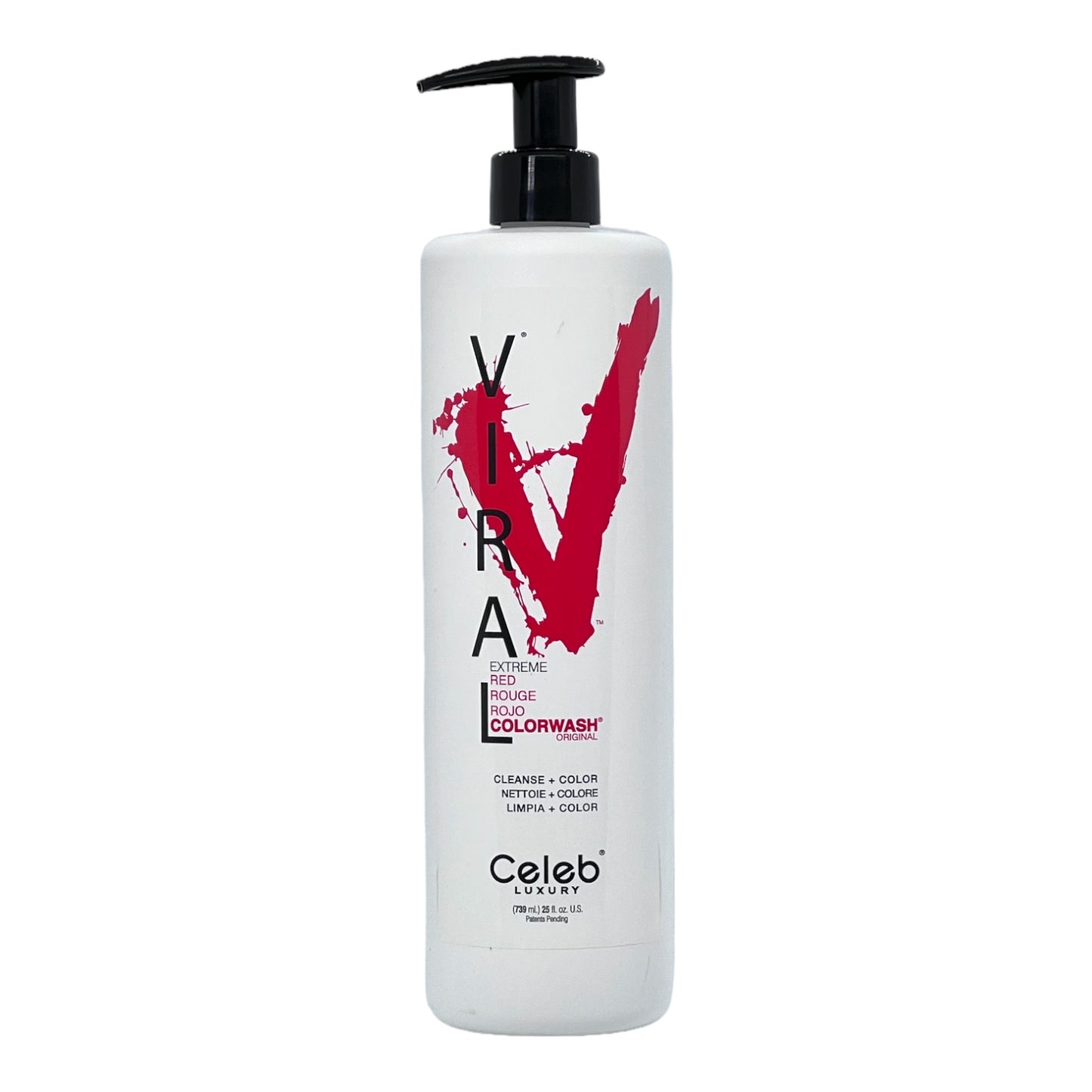 Celeb Luxury Viral Exteme Red Backbar Colorwash 25 Oz - Beauty Gables
