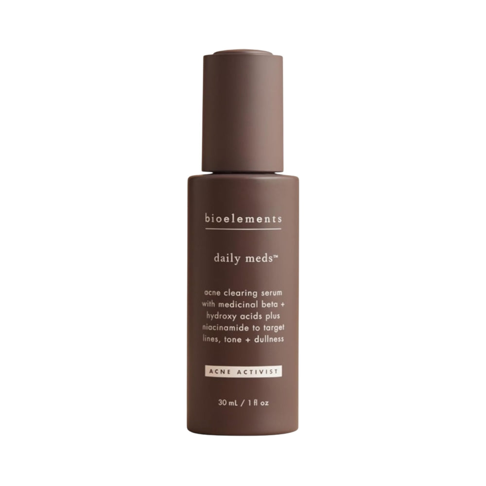 Bioelements Daily Meds Acne Clearing Serum with Medicinal Beta + Alpha Hydroxy Acids 1 Oz
