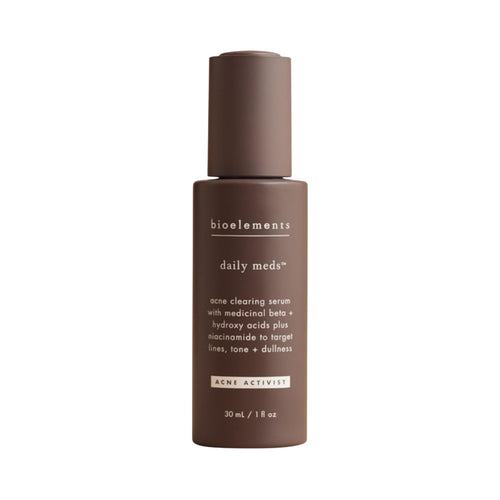 Bioelements Daily Meds Acne Clearing Serum with Medicinal Beta + Alpha Hydroxy Acids 1 Oz