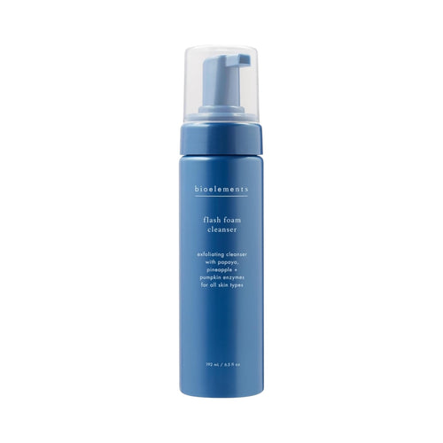 Bioelements Flash Foam Cleanser Exfoliating Foam Cleanser for Oily, Combination & Dry Skin 6.5 Oz