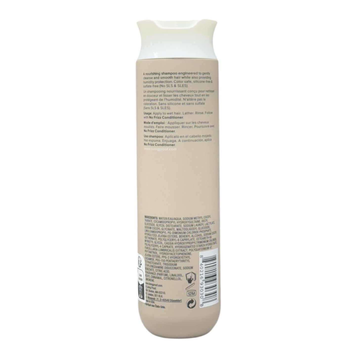 Living Proof No Frizz Shampoo 8 Oz - Beauty Gables