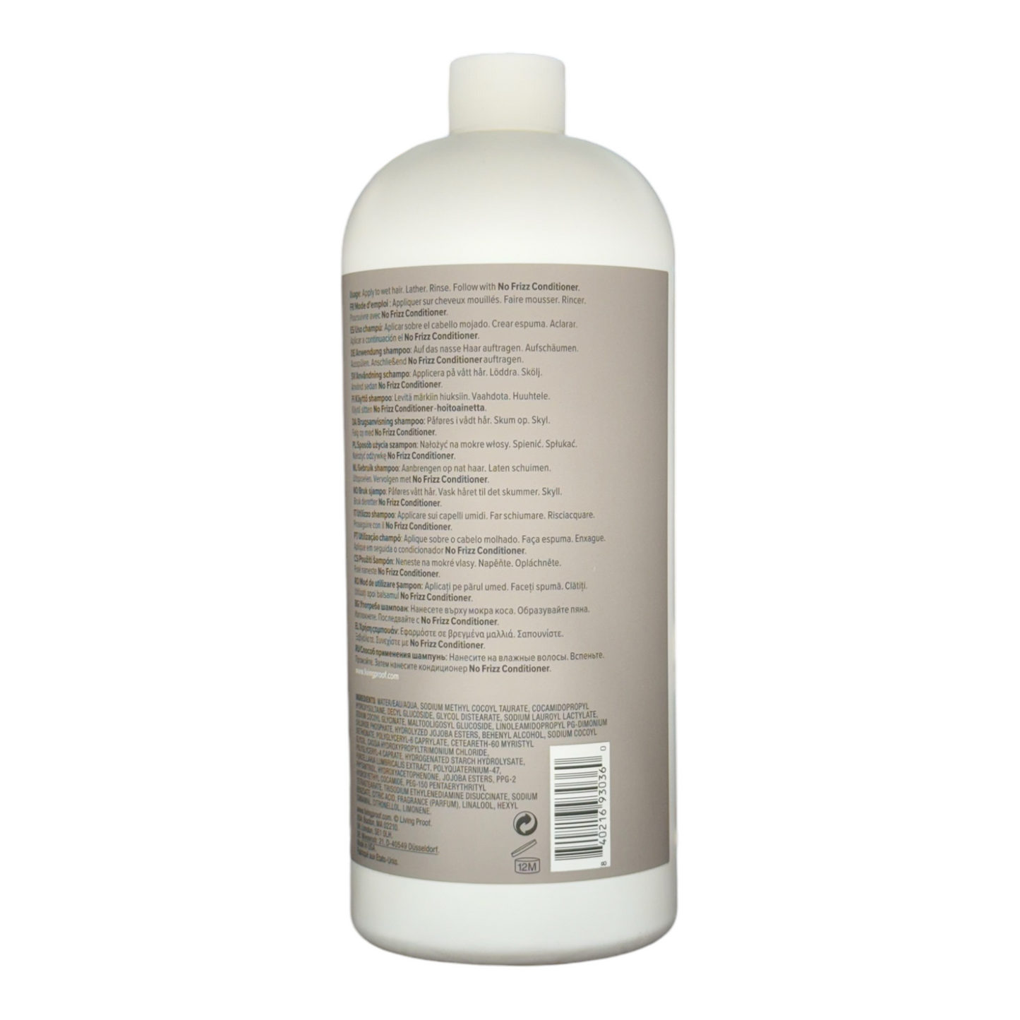 Living Proof No Frizz Shampoo 32 Oz - Beauty Gables