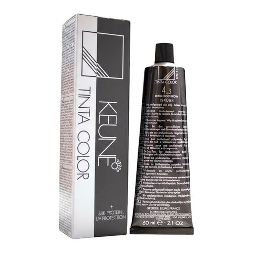 Keune Tinta Color 4.3 Permanent Color Medium Golden Brown 2.1 Oz