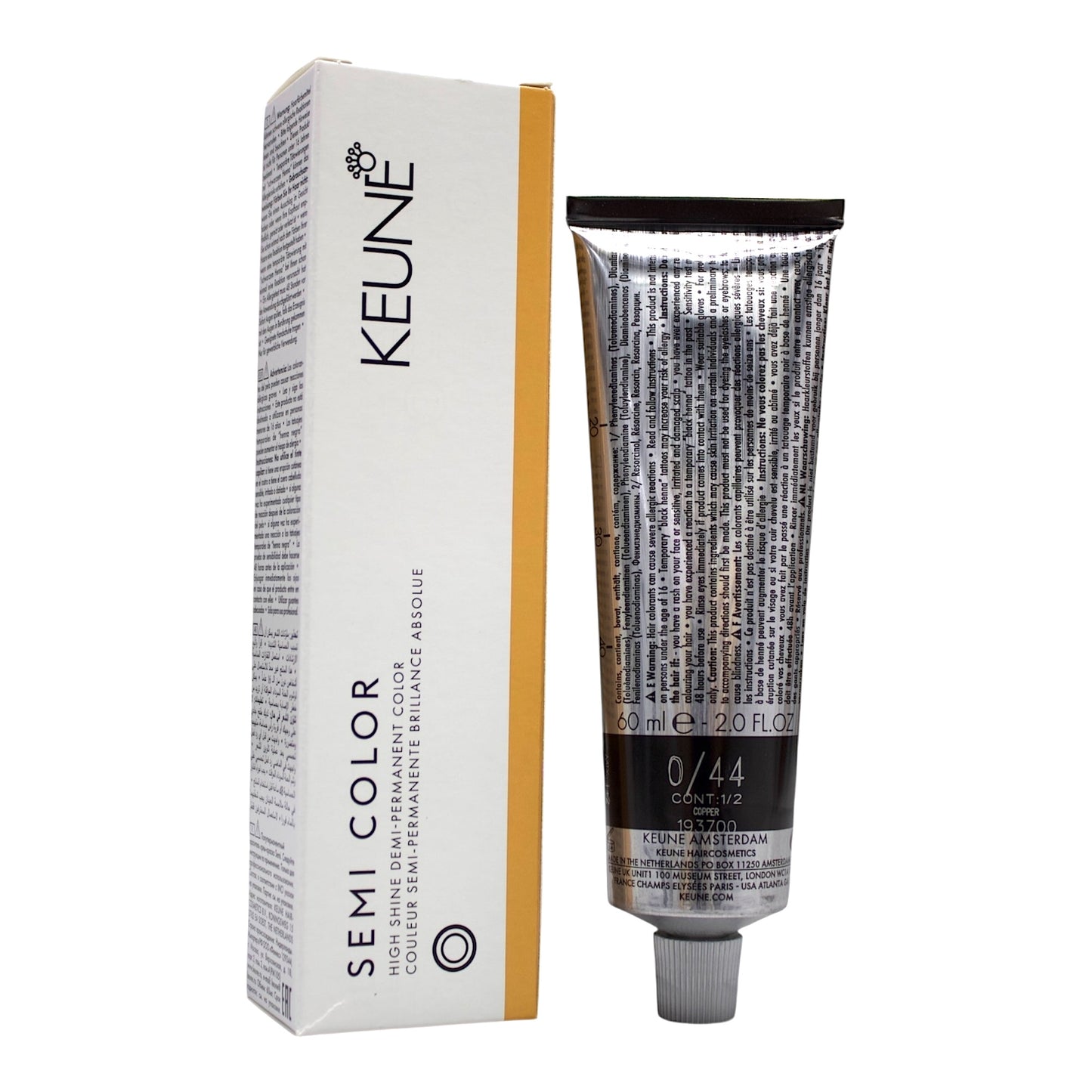 Keune Semi Color 0/44 Demi-Permanent Color Copper 2 Oz Beauty Gables