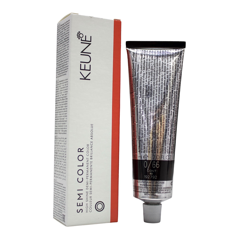 Keune Semi Color 0/66 Demi-Permanent Color Red 2 Oz
