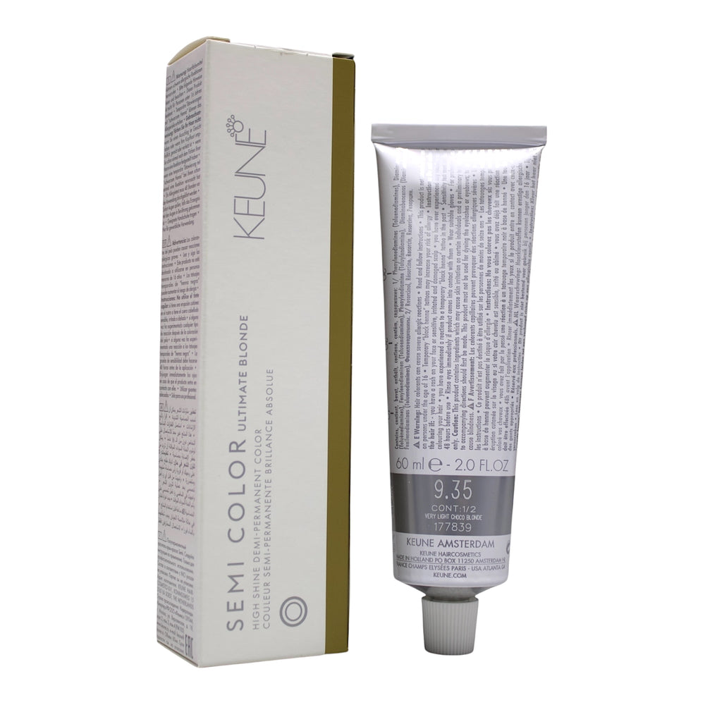 Keune Semi Color 9.35 Demi-Permanent Color Very Light Choco Blonde 2 Oz