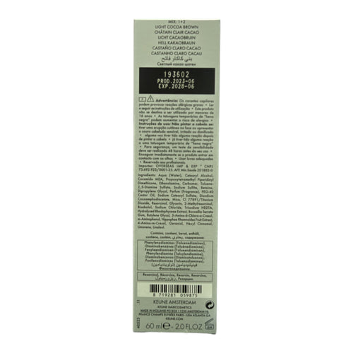 Keune Semi Color 5.23 Demi-Permanent Color Light Cocoa Brown 2 Oz