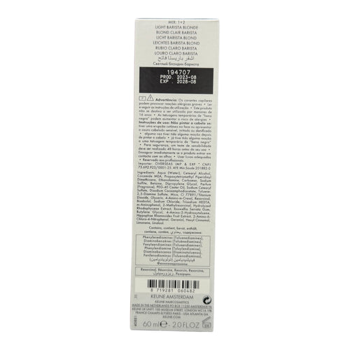 Keune Semi Color 8.81 Demi-Permanent Color Light Barista Blonde 2 Oz