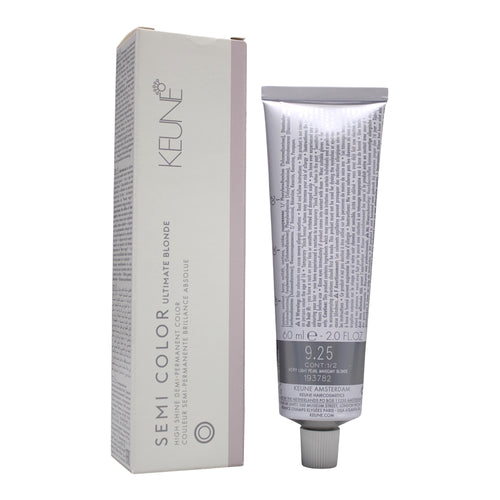 Keune Semi Color 9.25 Demi-Permanent Color Very Light Pearl Mahogany Blonde 2 Oz