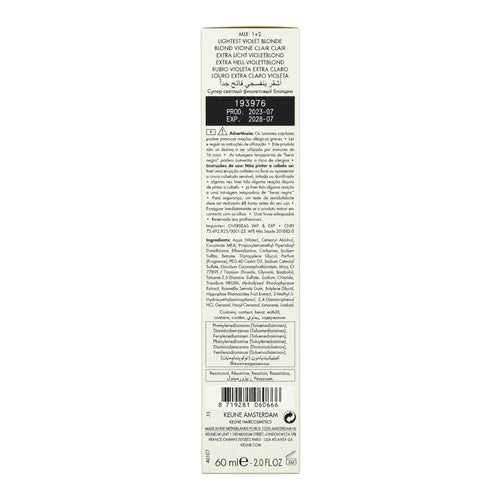 Keune Semi Color 10.7 Demi-Permanent Color Lightest Violet Blonde 2 Oz