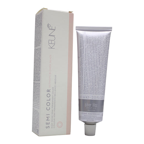 Keune Semi Color Silver Lilac Ultimate Blonde Glaze Demi-Permanent Color 2 Oz