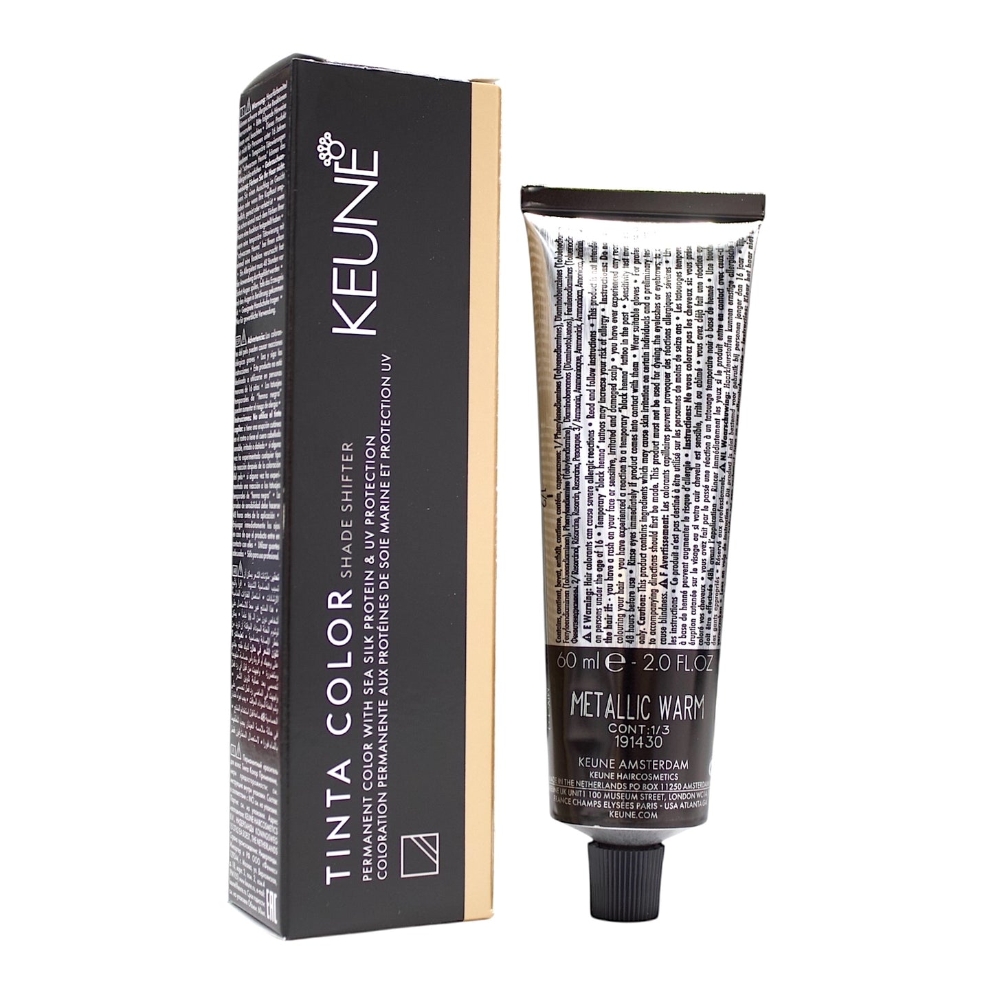 Keune Tinta Color Metallic Warm Permanent Color 2 Oz Beauty Gables