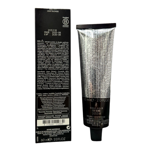 Keune Tinta Color 8 Permanent Color Light Blonde 2 Oz