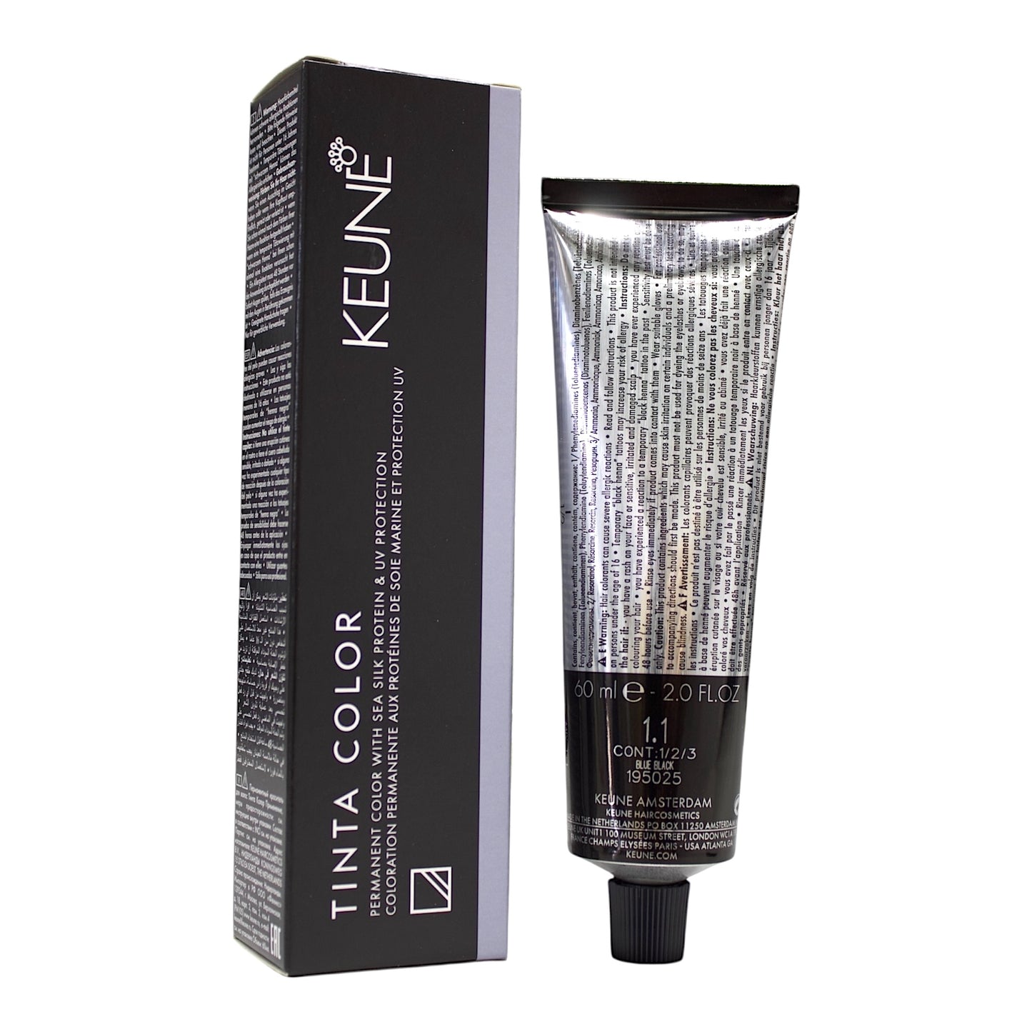 Keune Tinta Color 1.1 Permanent Color Blue Black 2 Oz Beauty Gables