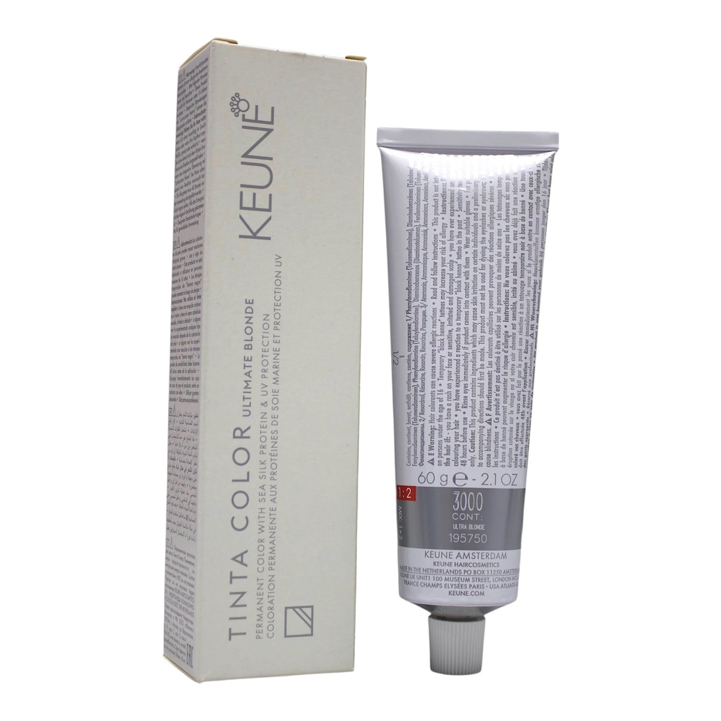 Keune Tinta Color 3000 Ultimate Blonde Permanent Color Ultra Blonde 2.1 Oz Beauty Gables