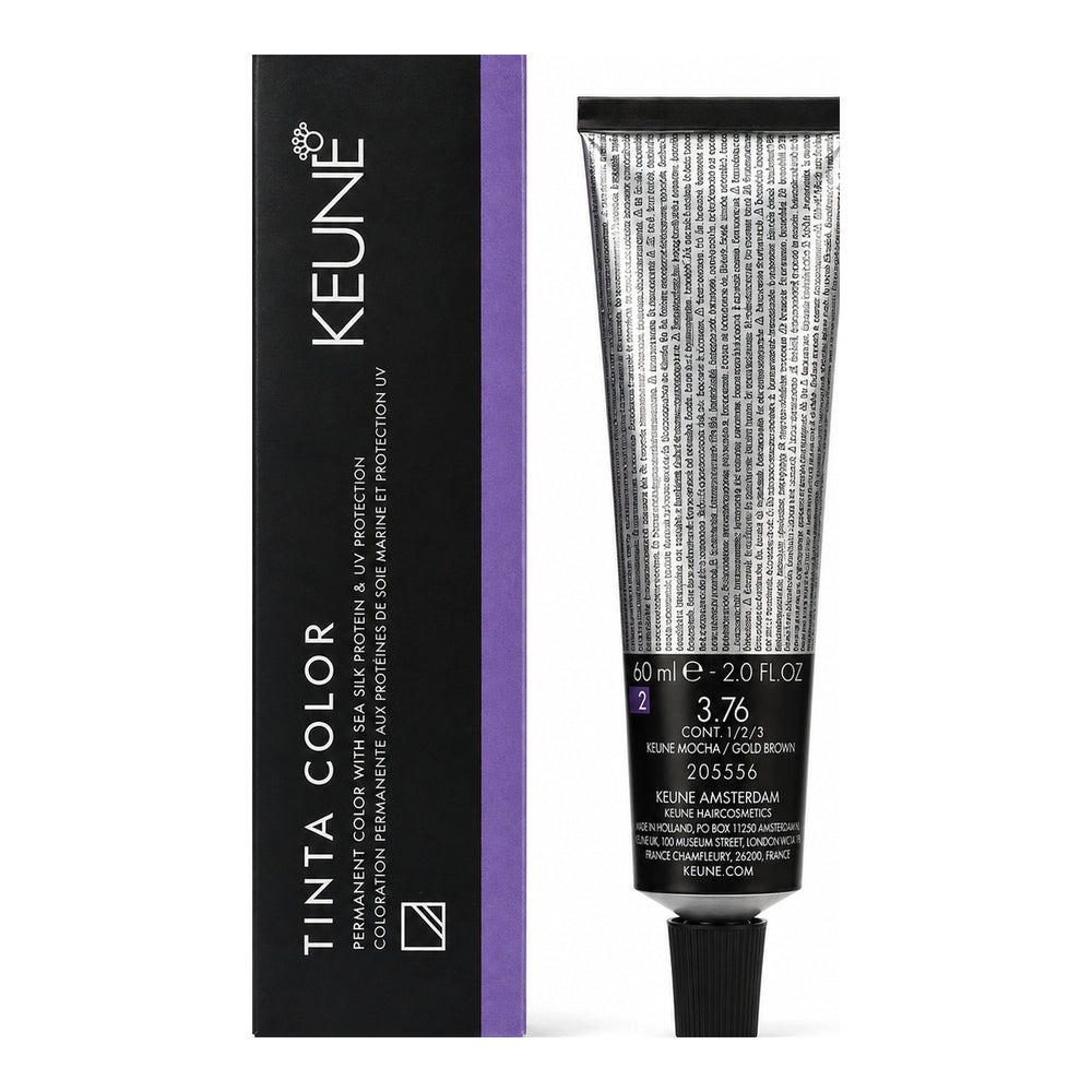 Keune Tinta Color No. 3.76 Dark Violet Red Brown 2 Oz
