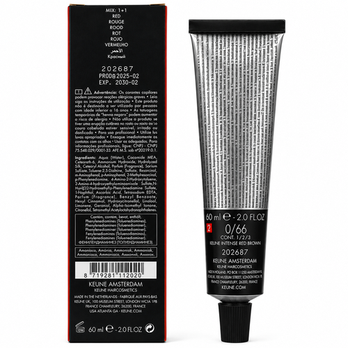Keune Tinta Color No. 0/66 Red 2 Oz