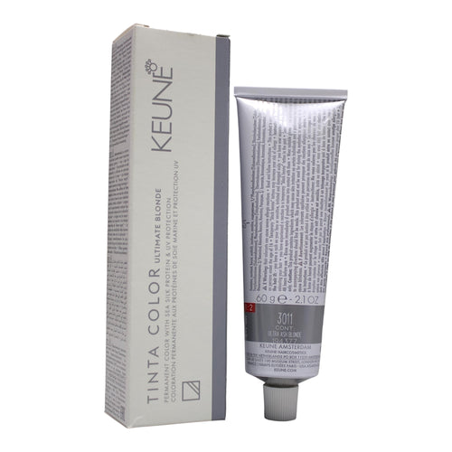 Keune Tinta Color 3011 Permanent Color Ultra ASH Blonde 2.1 Oz