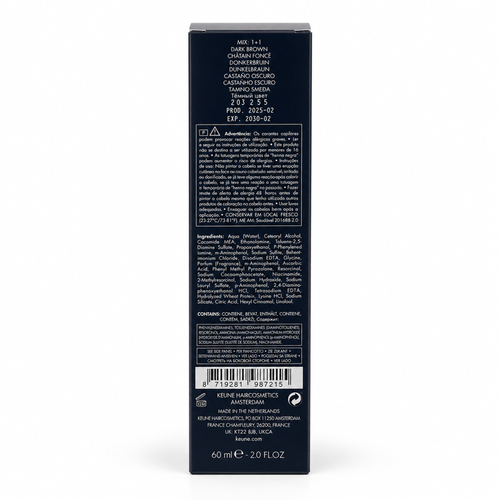 Keune 1922 by J.M. Professional Color Nº3 Dark Brown 2 Oz