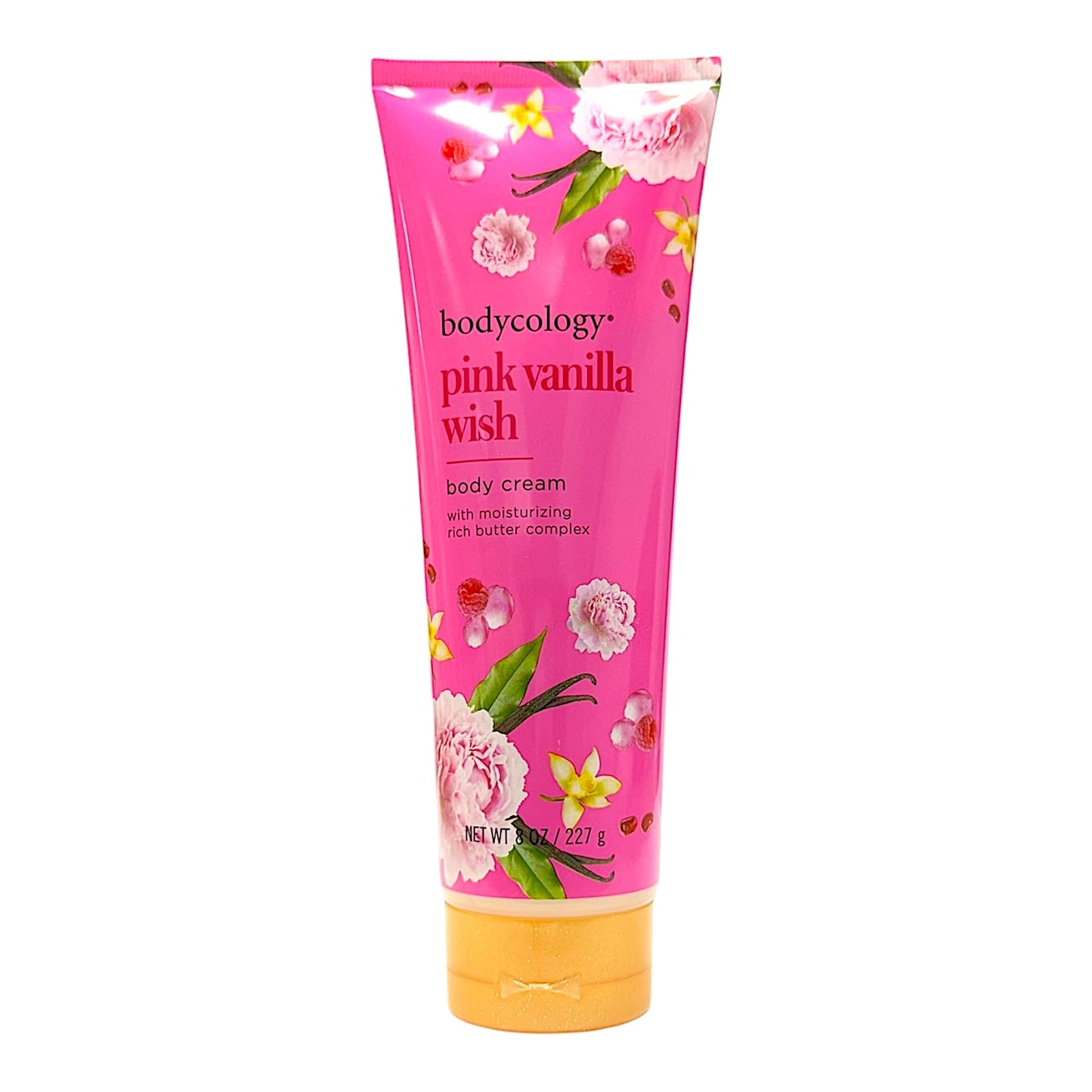 Bodycology Pink Vanilla Wish Moisturizing Body Cream 8 Oz - Beauty Gables
