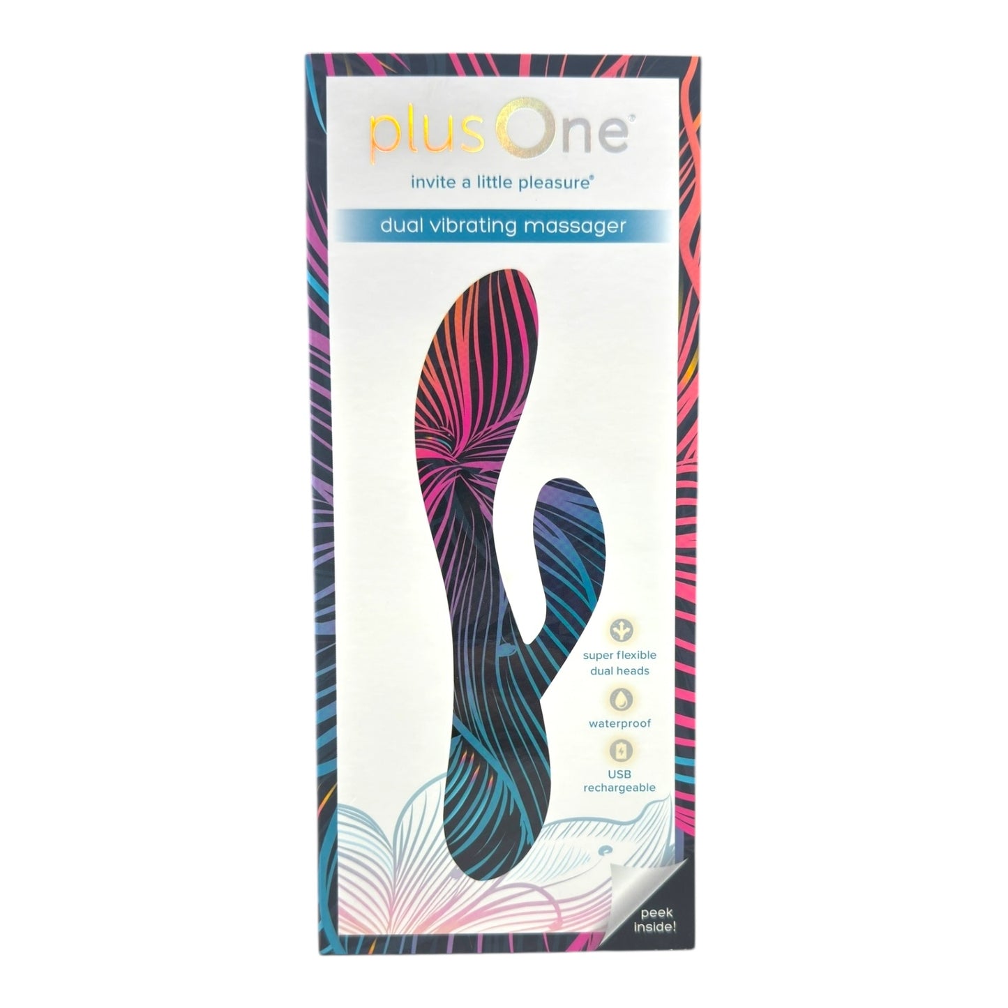 PlusOne Dual Vibrating Massager Model # 6704 - Beauty Gables