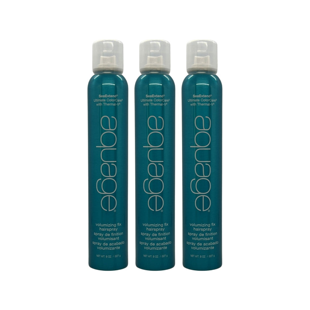 Aquage SeaExtend Volumizing Fix Hairspray 8 Oz (Pack of 3) - Beauty Gables