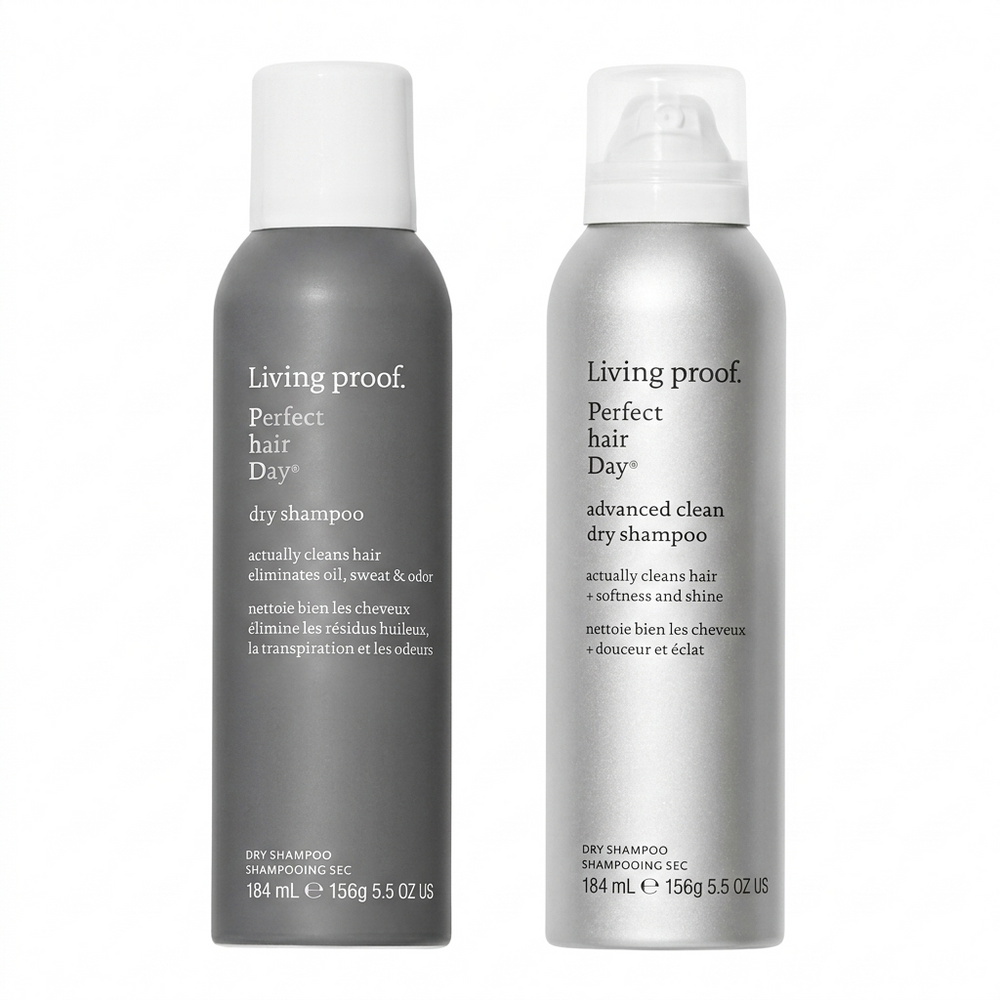 Living Proof Advanced Clean Dry Shampoo & PHD Dry Shampoo Duo 5.5 Oz (Pack of 2)
