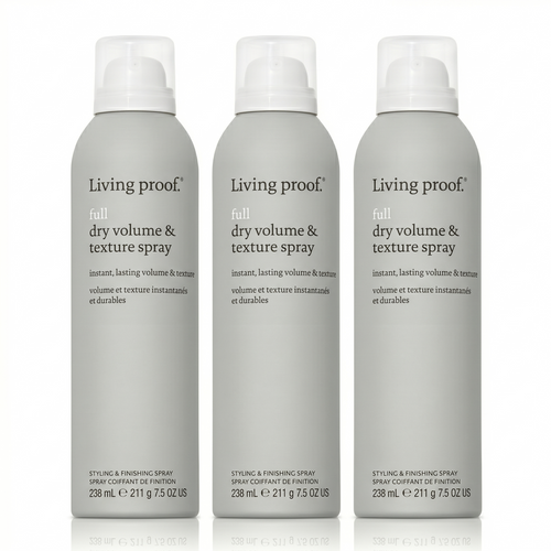 Living Proof Full Dry Volume & Texture Spray 7.5 Oz (Pack of 3)