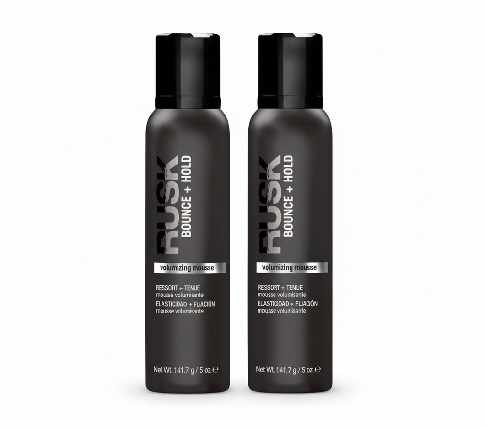 Rusk Volumizing Mousse Bounce + Hold 5 Oz (Pack of 2)