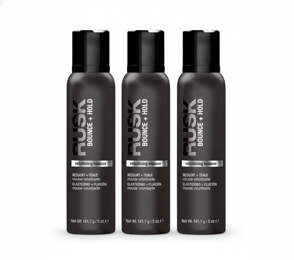 Rusk Volumizing Mousse Bounce + Hold 5 Oz (Pack of 3)