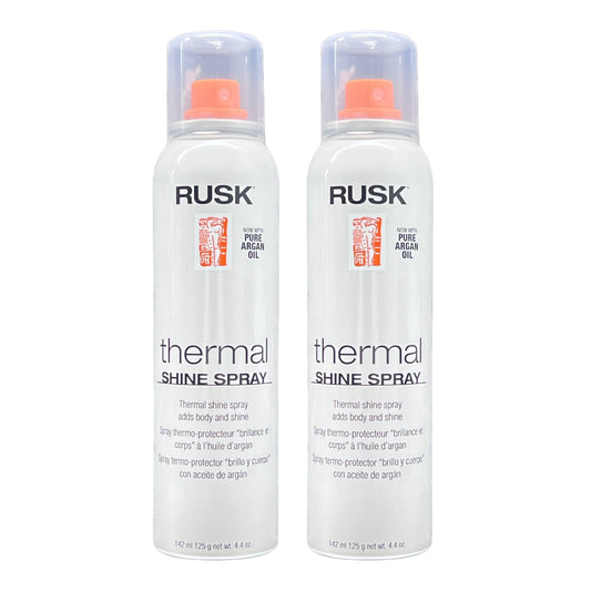 Rusk Thermal Shine Spray With Pure Argan Oil 4.4 Oz (Pack of 2)