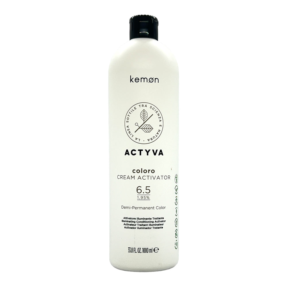 Kemon Actyva Coloro Cream Activator 6.5 Demi-Permanent Color 33.8 Oz - Beauty Gables